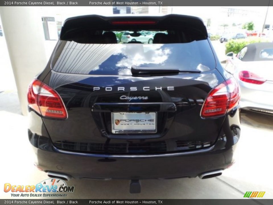 2014 Porsche Cayenne Diesel Black / Black Photo #5
