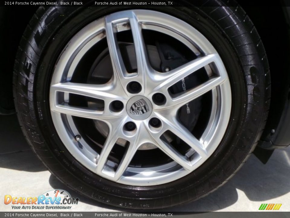 2014 Porsche Cayenne Diesel Black / Black Photo #8