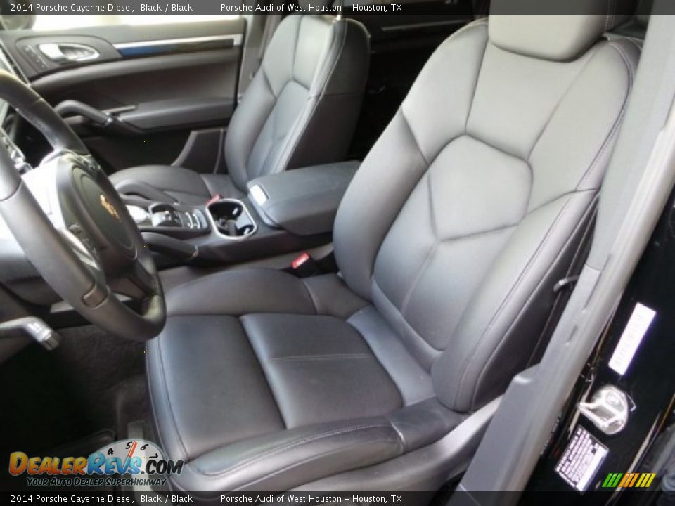 Front Seat of 2014 Porsche Cayenne Diesel Photo #16