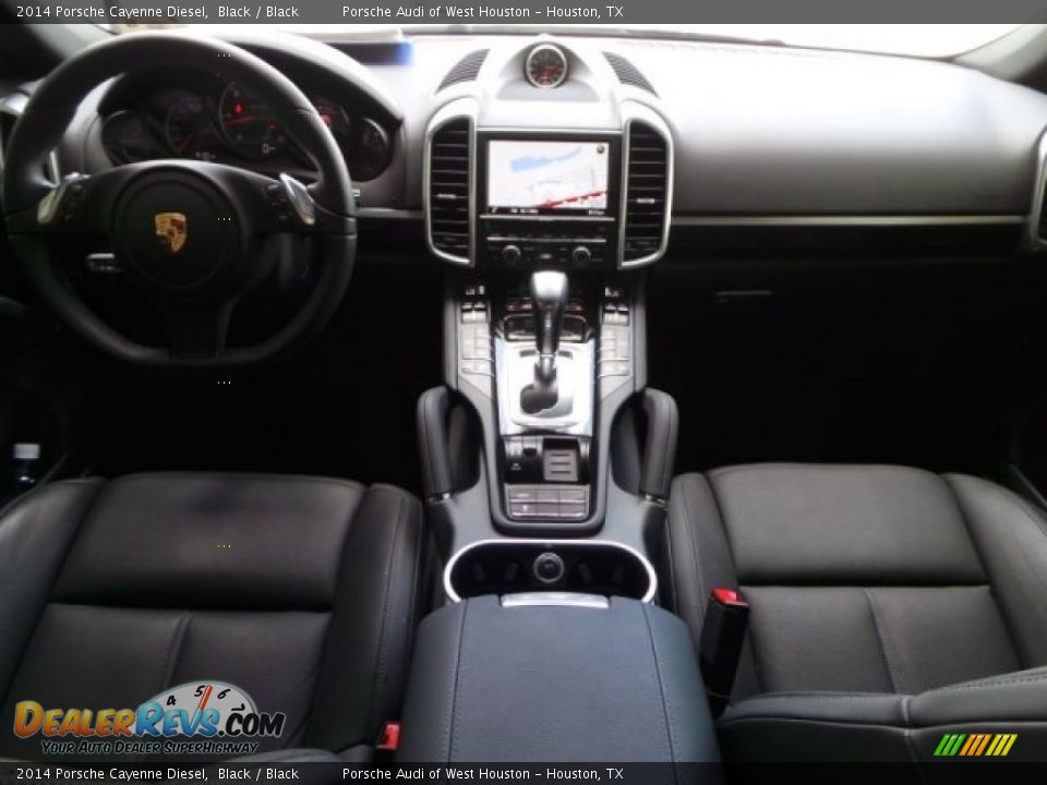 2014 Porsche Cayenne Diesel Black / Black Photo #36