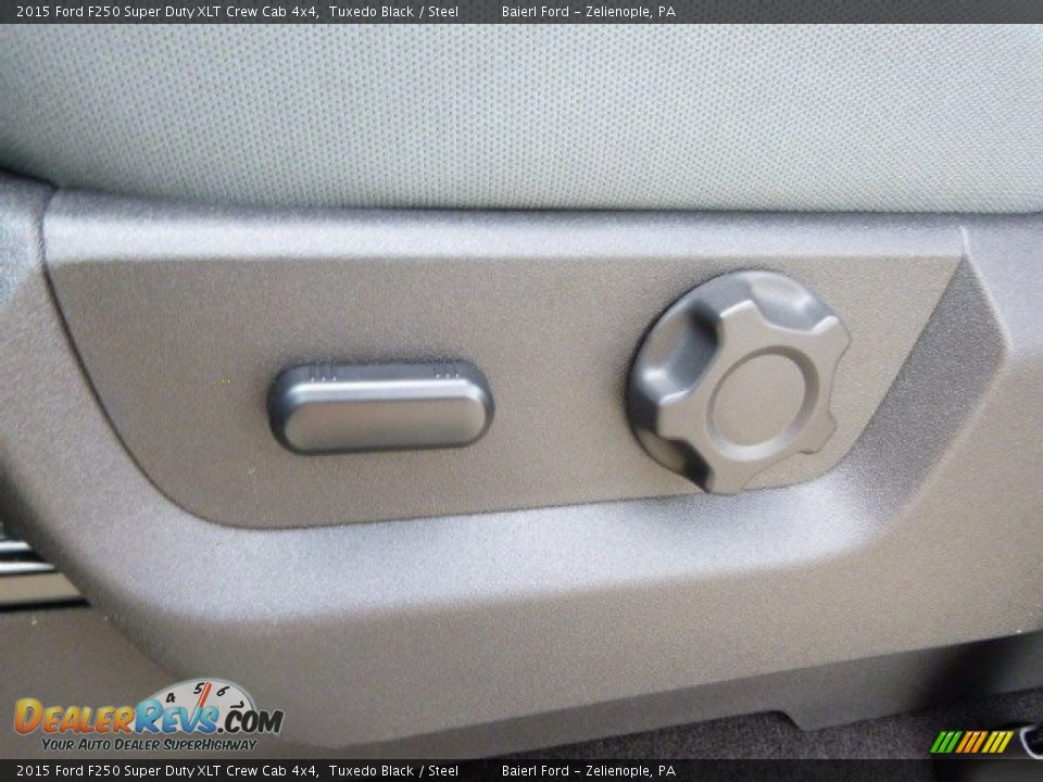 2015 Ford F250 Super Duty XLT Crew Cab 4x4 Tuxedo Black / Steel Photo #14