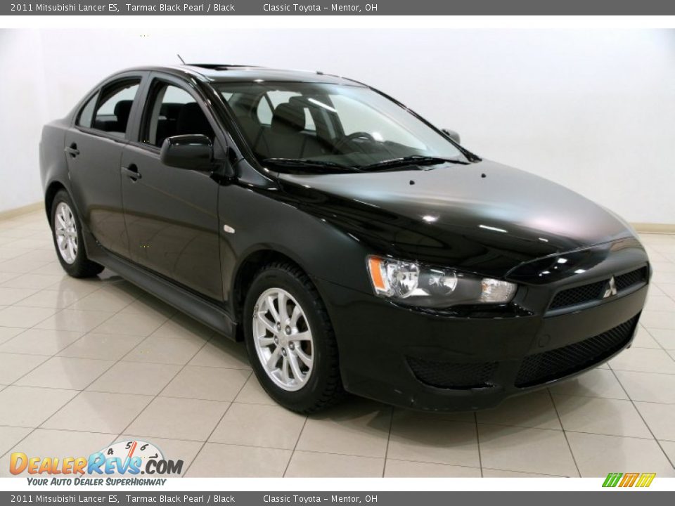 2011 Mitsubishi Lancer ES Tarmac Black Pearl / Black Photo #1