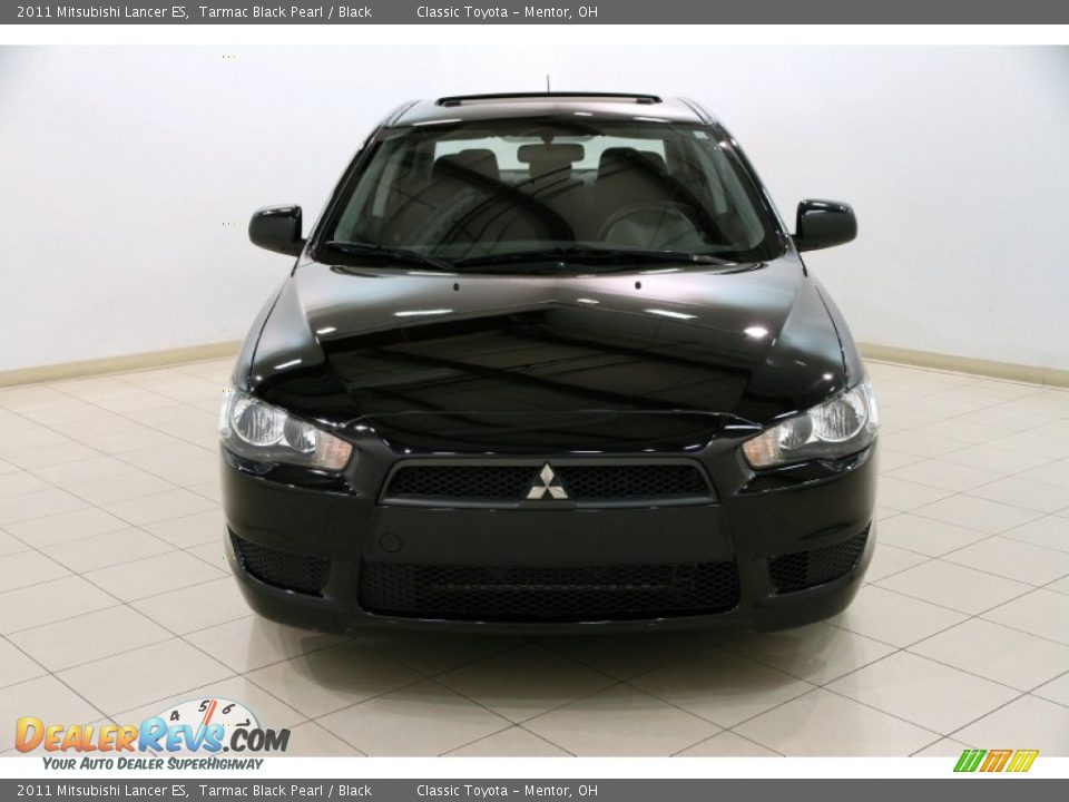 2011 Mitsubishi Lancer ES Tarmac Black Pearl / Black Photo #2