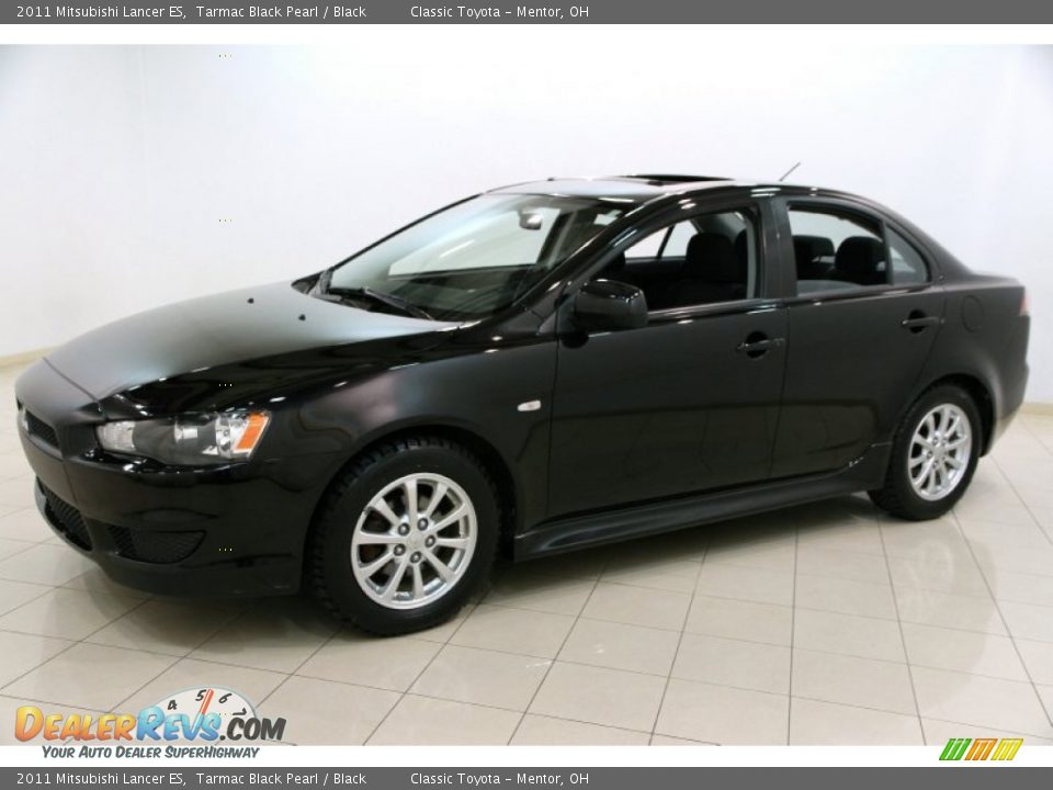 2011 Mitsubishi Lancer ES Tarmac Black Pearl / Black Photo #3