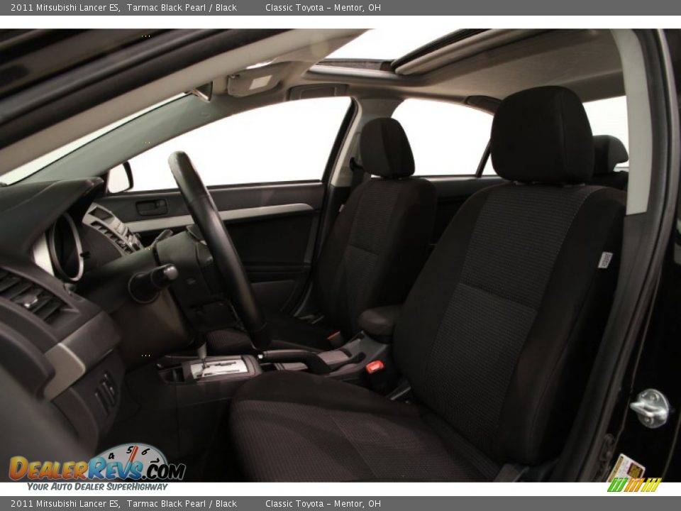2011 Mitsubishi Lancer ES Tarmac Black Pearl / Black Photo #6