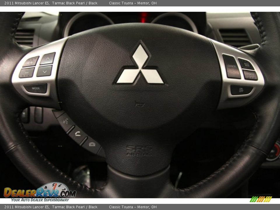 2011 Mitsubishi Lancer ES Tarmac Black Pearl / Black Photo #8