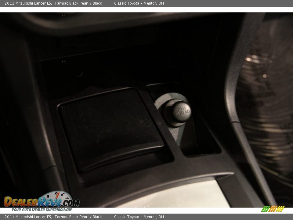2011 Mitsubishi Lancer ES Tarmac Black Pearl / Black Photo #13