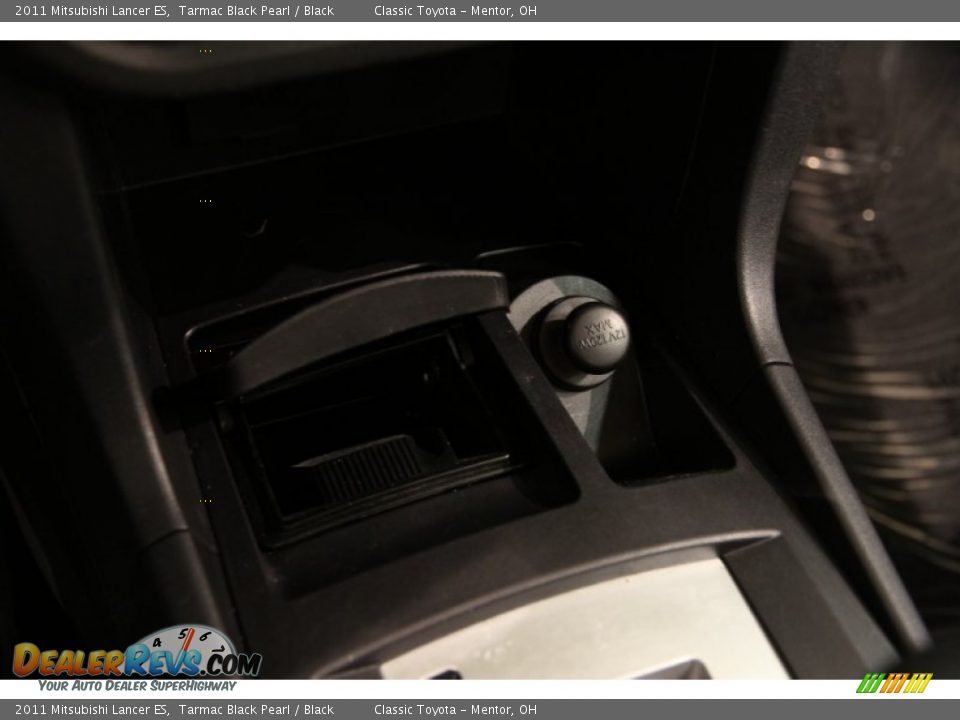 2011 Mitsubishi Lancer ES Tarmac Black Pearl / Black Photo #14