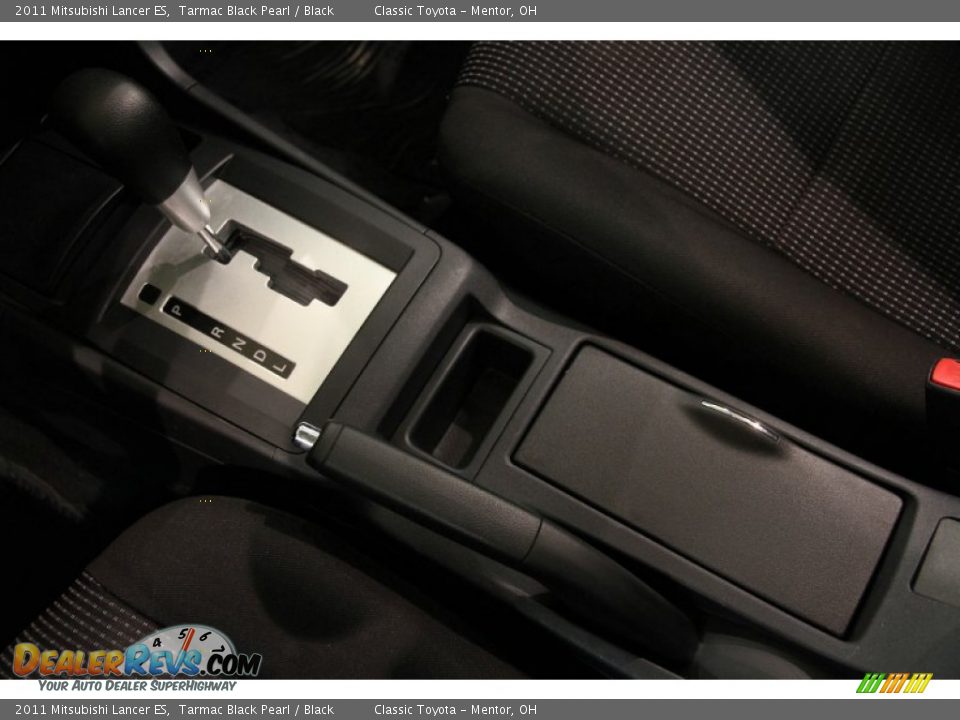 2011 Mitsubishi Lancer ES Tarmac Black Pearl / Black Photo #15