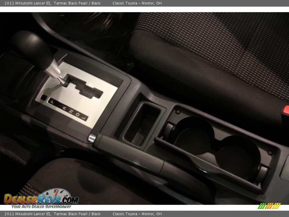 2011 Mitsubishi Lancer ES Tarmac Black Pearl / Black Photo #16