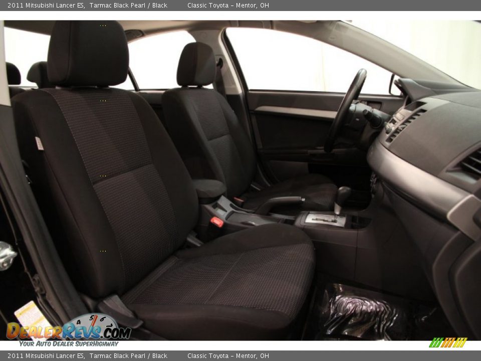 2011 Mitsubishi Lancer ES Tarmac Black Pearl / Black Photo #17