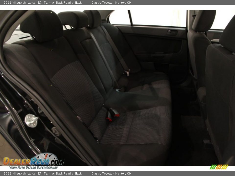 2011 Mitsubishi Lancer ES Tarmac Black Pearl / Black Photo #18
