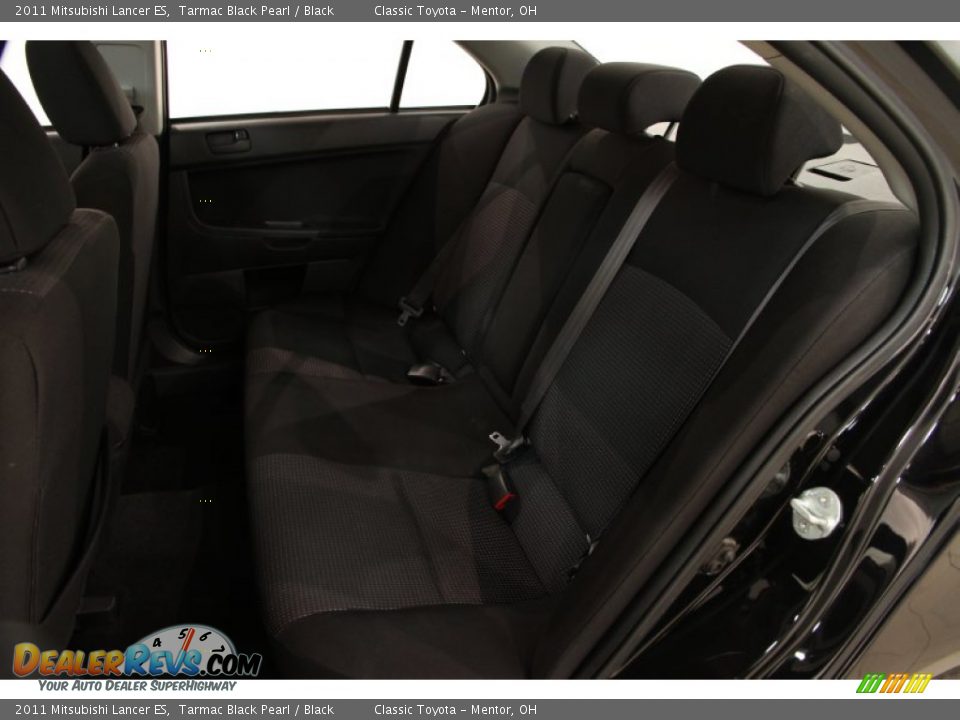 2011 Mitsubishi Lancer ES Tarmac Black Pearl / Black Photo #19