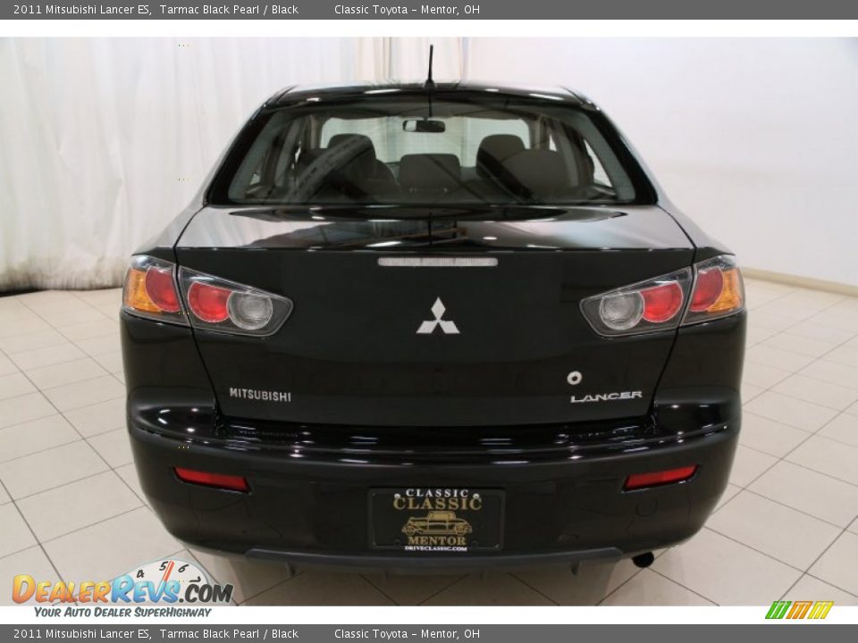 2011 Mitsubishi Lancer ES Tarmac Black Pearl / Black Photo #20