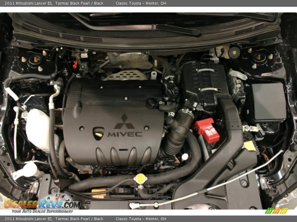 2011 Mitsubishi Lancer ES Tarmac Black Pearl / Black Photo #21