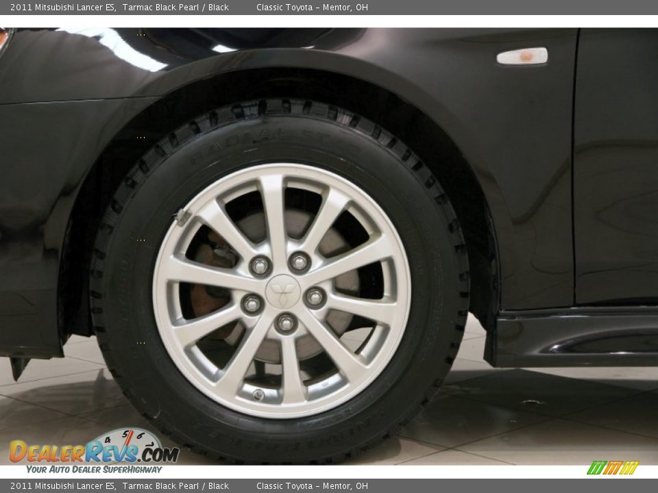 2011 Mitsubishi Lancer ES Tarmac Black Pearl / Black Photo #22