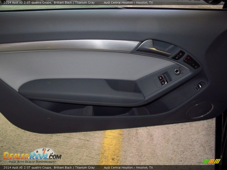 2014 Audi A5 2.0T quattro Coupe Brilliant Black / Titanium Gray Photo #9