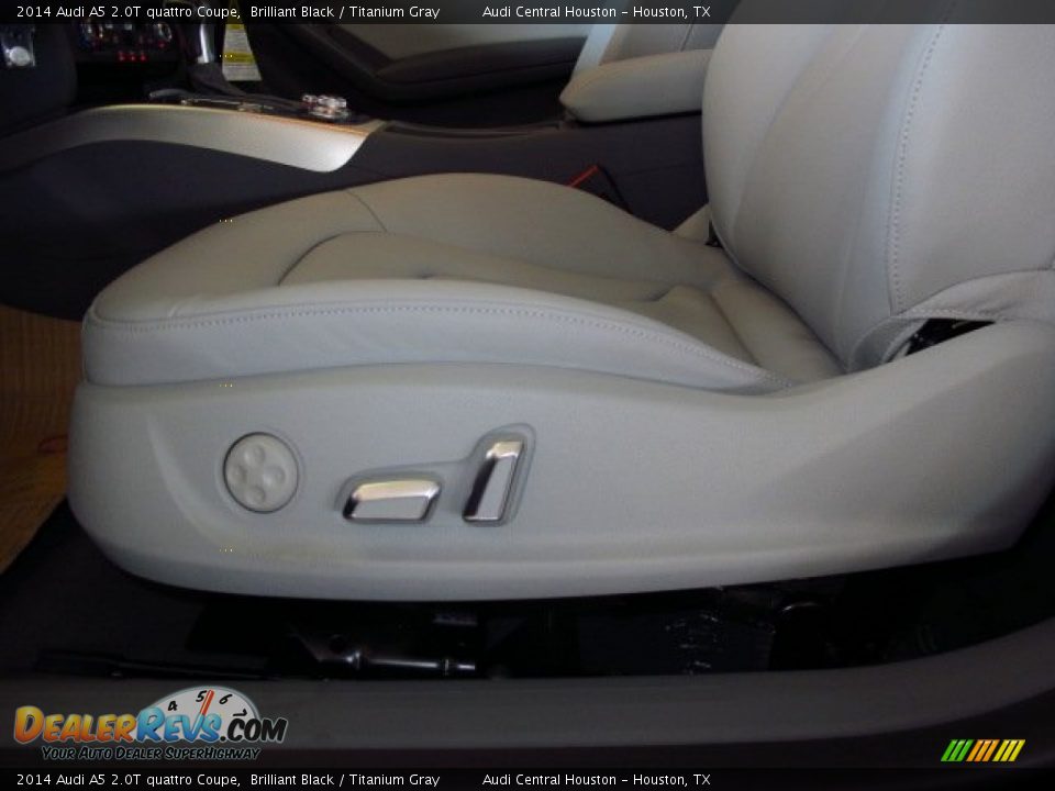 2014 Audi A5 2.0T quattro Coupe Brilliant Black / Titanium Gray Photo #14