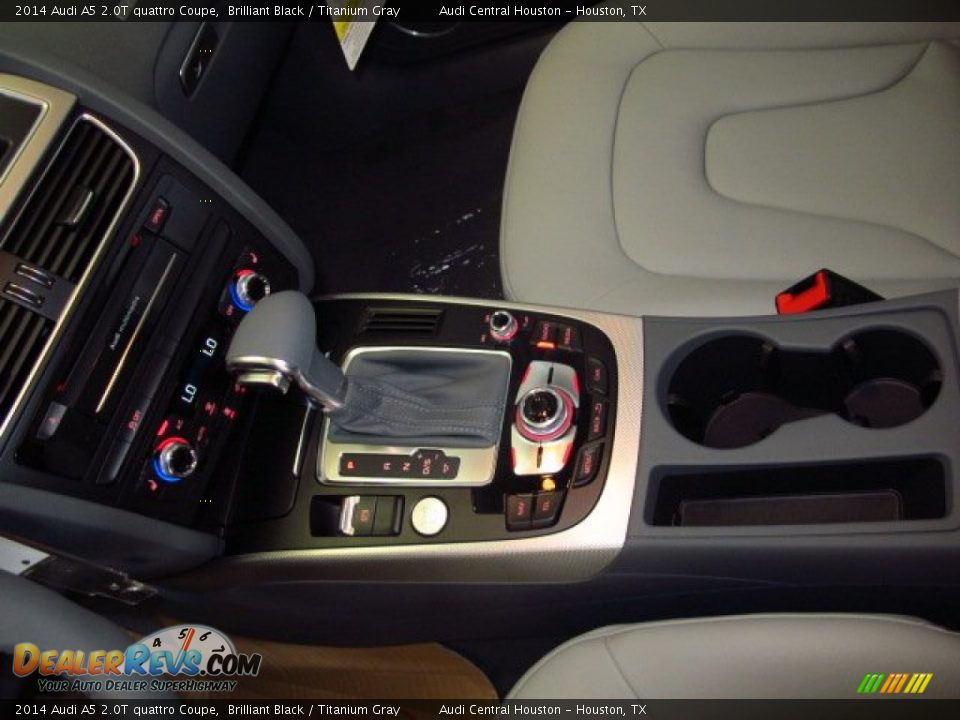 2014 Audi A5 2.0T quattro Coupe Brilliant Black / Titanium Gray Photo #15