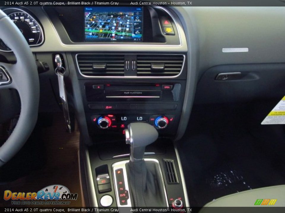 2014 Audi A5 2.0T quattro Coupe Brilliant Black / Titanium Gray Photo #16