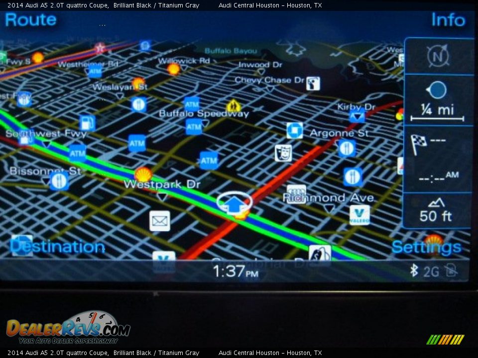 2014 Audi A5 2.0T quattro Coupe Brilliant Black / Titanium Gray Photo #19