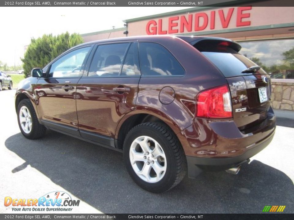 2012 Ford Edge SEL AWD Cinnamon Metallic / Charcoal Black Photo #4