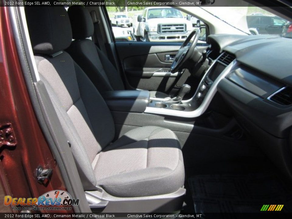 2012 Ford Edge SEL AWD Cinnamon Metallic / Charcoal Black Photo #10