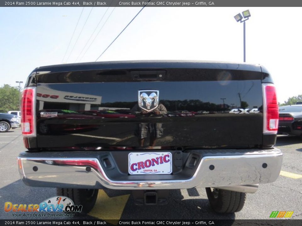 2014 Ram 2500 Laramie Mega Cab 4x4 Black / Black Photo #5