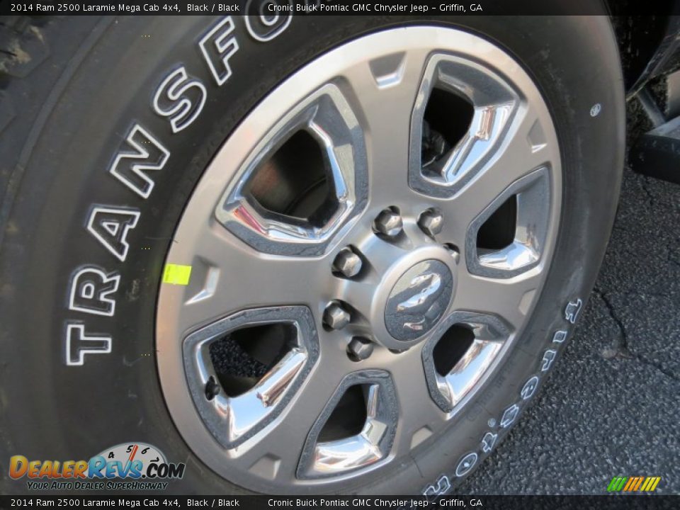 2014 Ram 2500 Laramie Mega Cab 4x4 Black / Black Photo #8