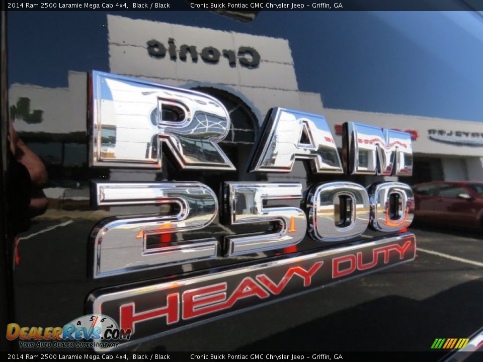 2014 Ram 2500 Laramie Mega Cab 4x4 Black / Black Photo #9