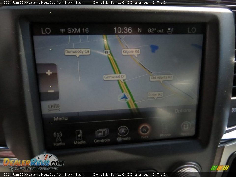 2014 Ram 2500 Laramie Mega Cab 4x4 Black / Black Photo #16