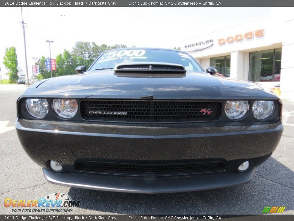 2014 Dodge Challenger R/T Blacktop Black / Dark Slate Gray Photo #2