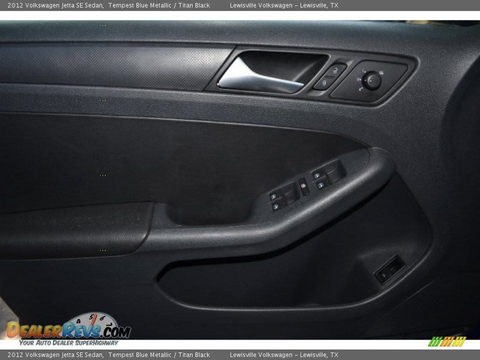 2012 Volkswagen Jetta SE Sedan Tempest Blue Metallic / Titan Black Photo #13