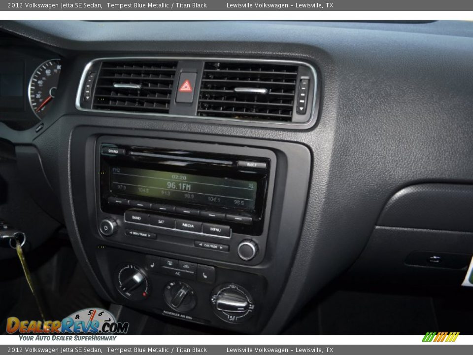 2012 Volkswagen Jetta SE Sedan Tempest Blue Metallic / Titan Black Photo #17
