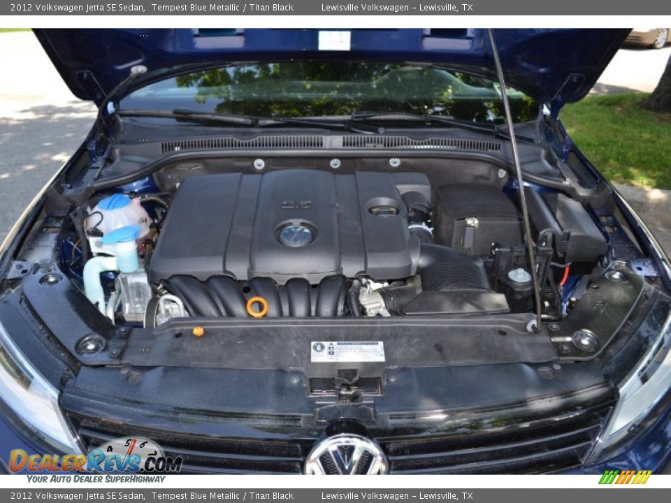 2012 Volkswagen Jetta SE Sedan Tempest Blue Metallic / Titan Black Photo #19