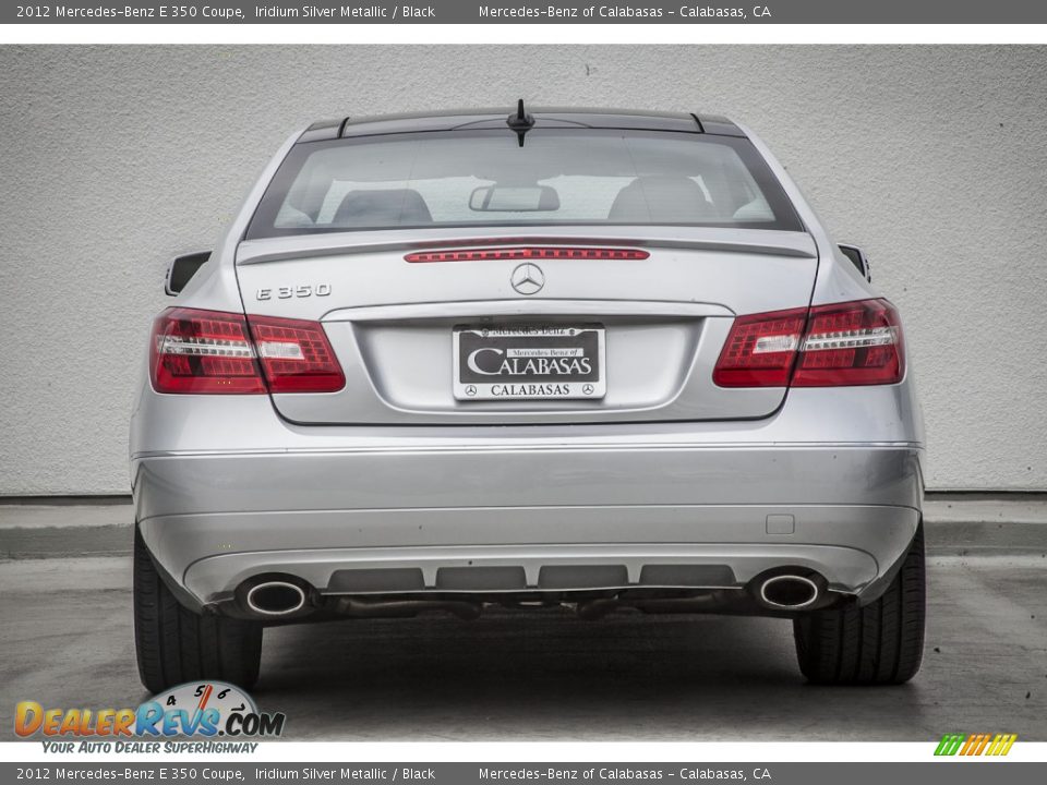 2012 Mercedes-Benz E 350 Coupe Iridium Silver Metallic / Black Photo #3
