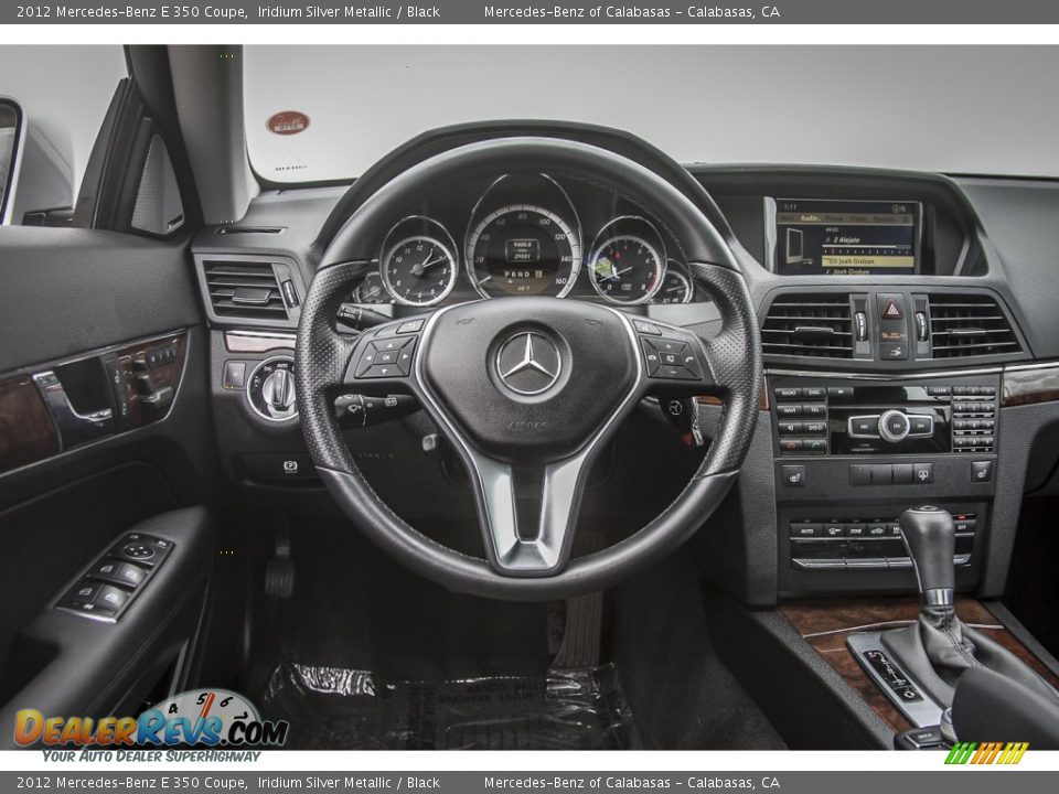 2012 Mercedes-Benz E 350 Coupe Iridium Silver Metallic / Black Photo #4