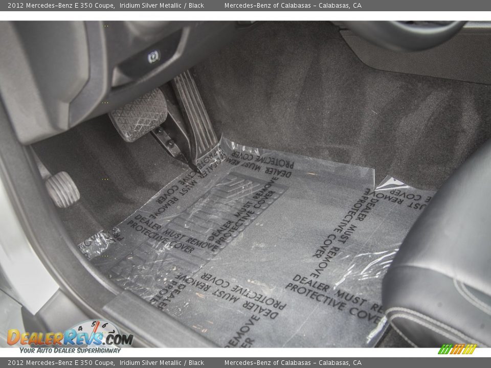 2012 Mercedes-Benz E 350 Coupe Iridium Silver Metallic / Black Photo #6
