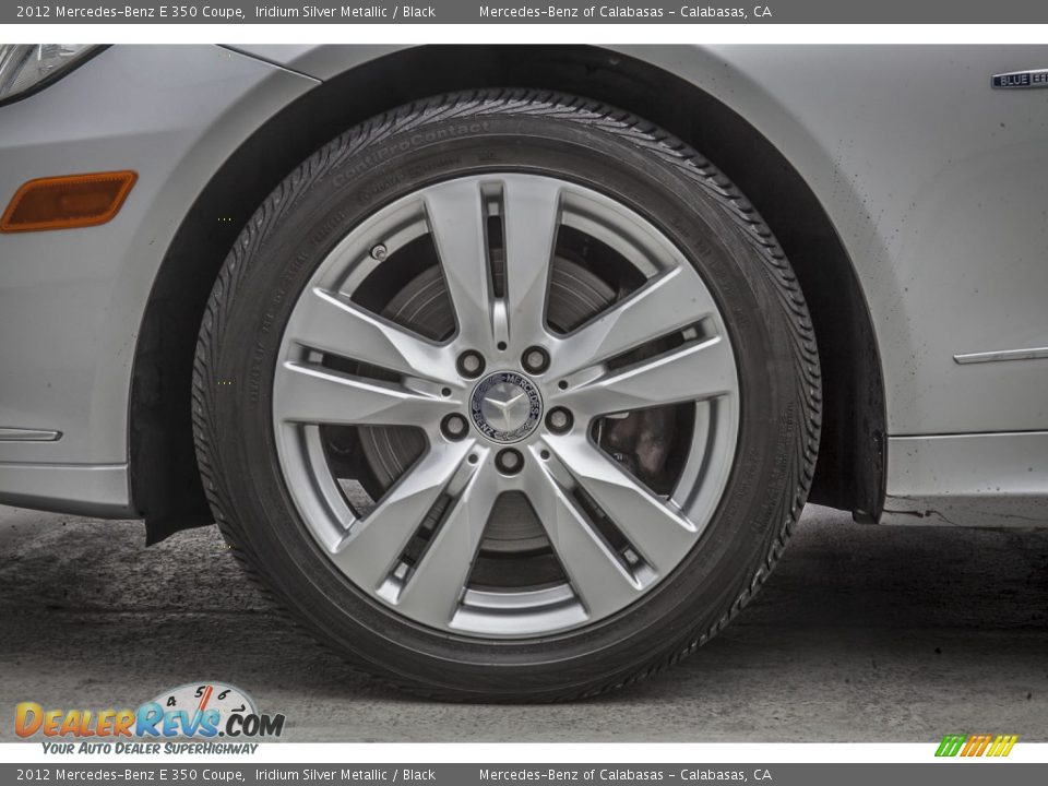 2012 Mercedes-Benz E 350 Coupe Iridium Silver Metallic / Black Photo #8