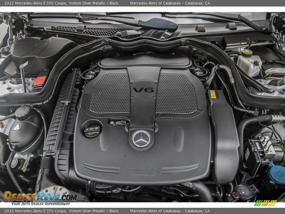 2012 Mercedes-Benz E 350 Coupe Iridium Silver Metallic / Black Photo #9
