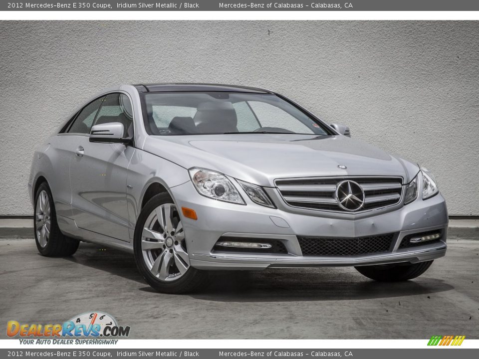 2012 Mercedes-Benz E 350 Coupe Iridium Silver Metallic / Black Photo #11