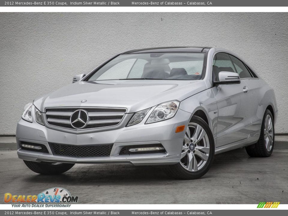 2012 Mercedes-Benz E 350 Coupe Iridium Silver Metallic / Black Photo #12