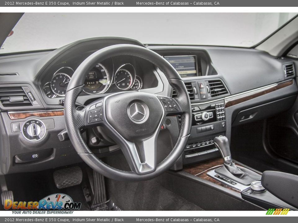 2012 Mercedes-Benz E 350 Coupe Iridium Silver Metallic / Black Photo #17