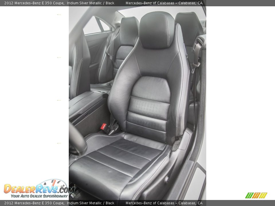2012 Mercedes-Benz E 350 Coupe Iridium Silver Metallic / Black Photo #20