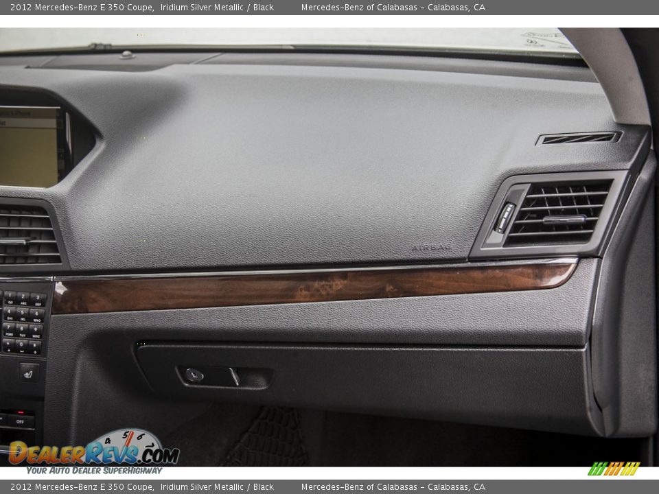 2012 Mercedes-Benz E 350 Coupe Iridium Silver Metallic / Black Photo #21