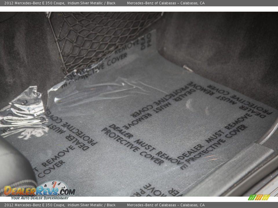 2012 Mercedes-Benz E 350 Coupe Iridium Silver Metallic / Black Photo #22