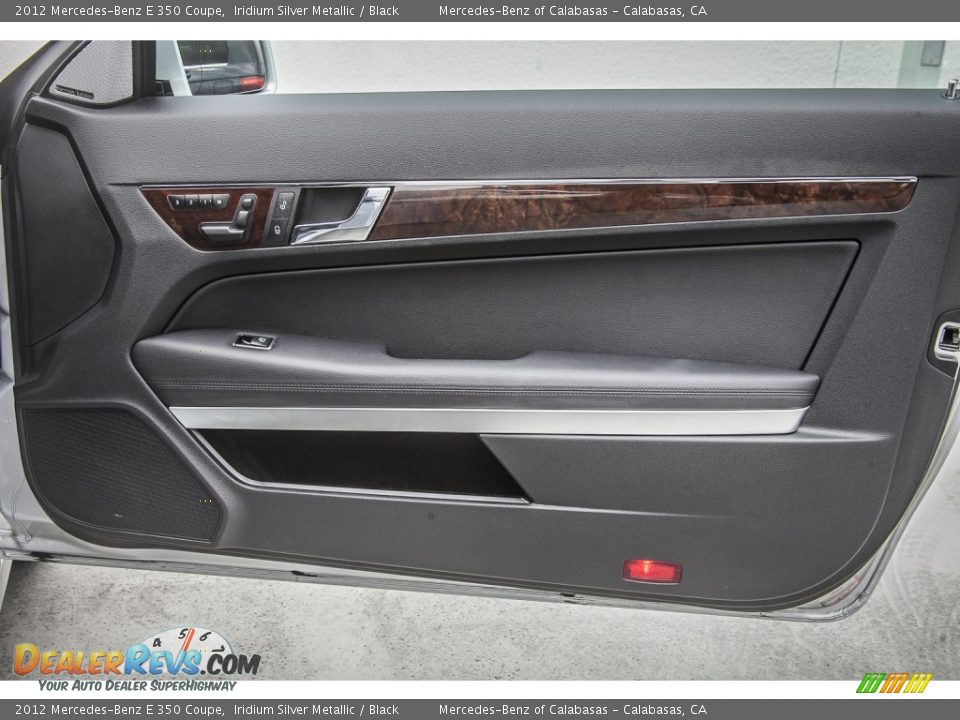 2012 Mercedes-Benz E 350 Coupe Iridium Silver Metallic / Black Photo #23