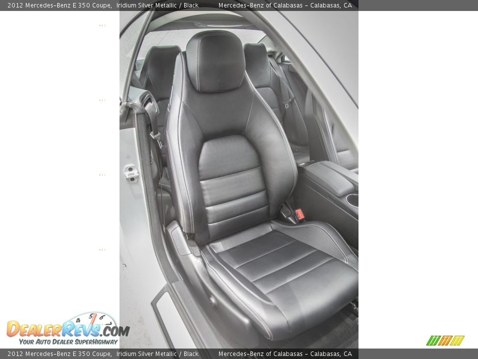 2012 Mercedes-Benz E 350 Coupe Iridium Silver Metallic / Black Photo #24