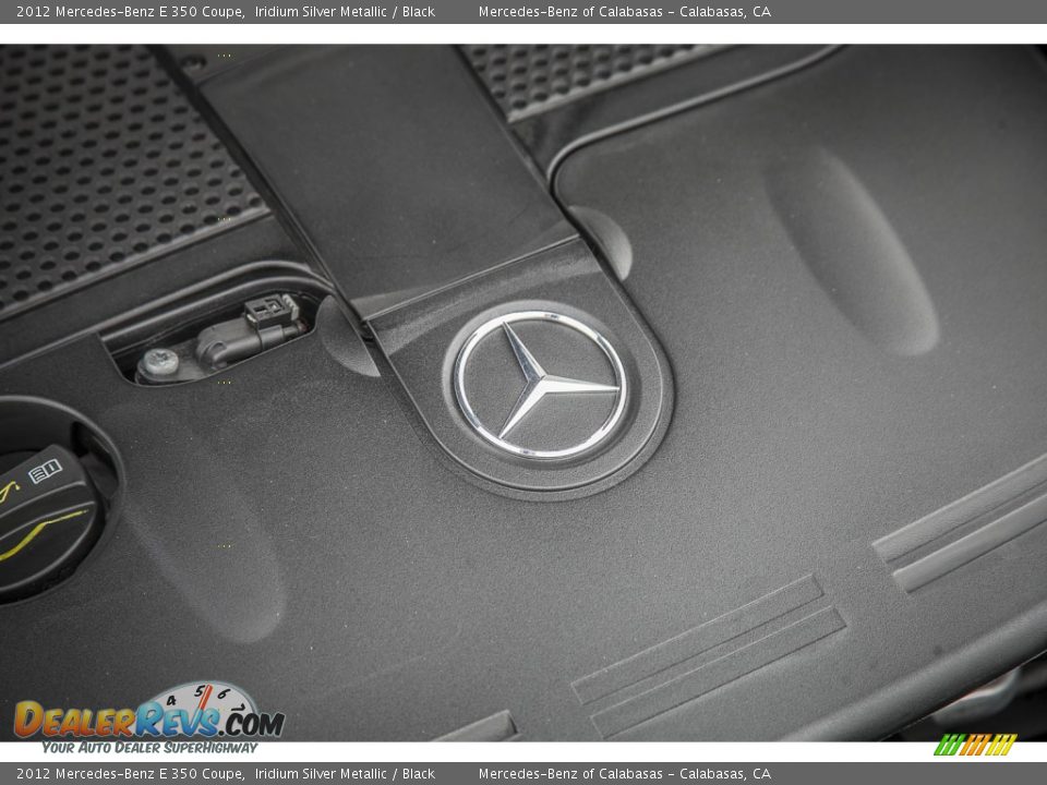 2012 Mercedes-Benz E 350 Coupe Iridium Silver Metallic / Black Photo #25