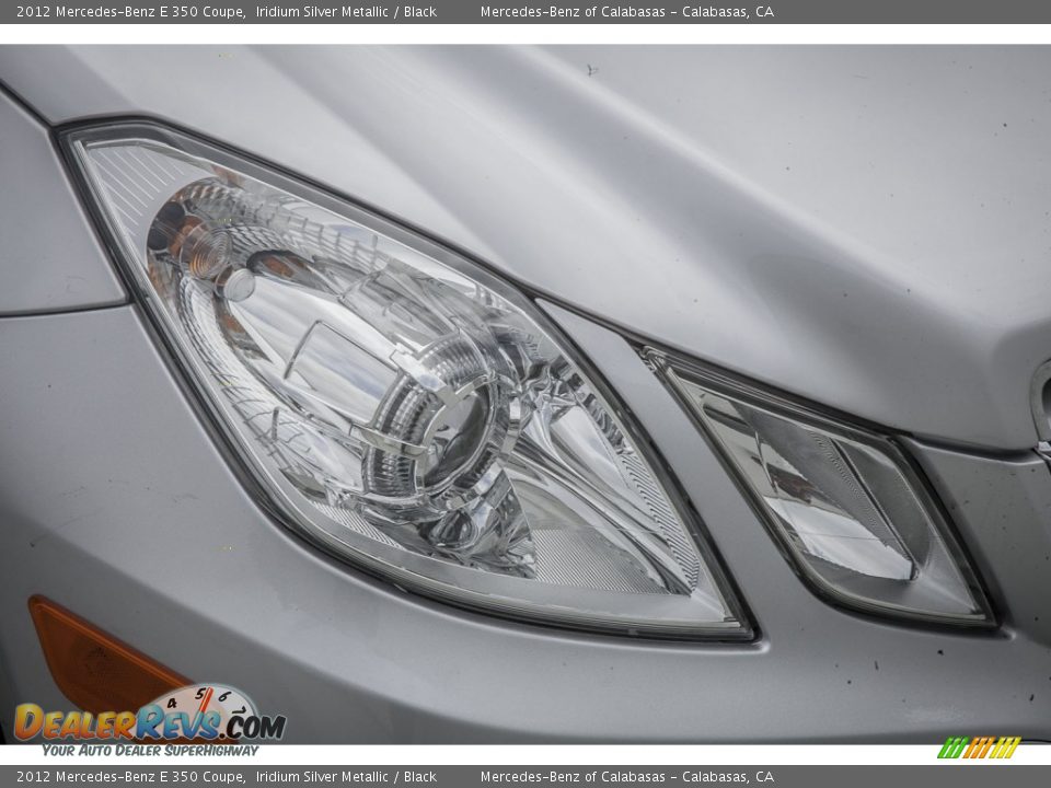 2012 Mercedes-Benz E 350 Coupe Iridium Silver Metallic / Black Photo #26